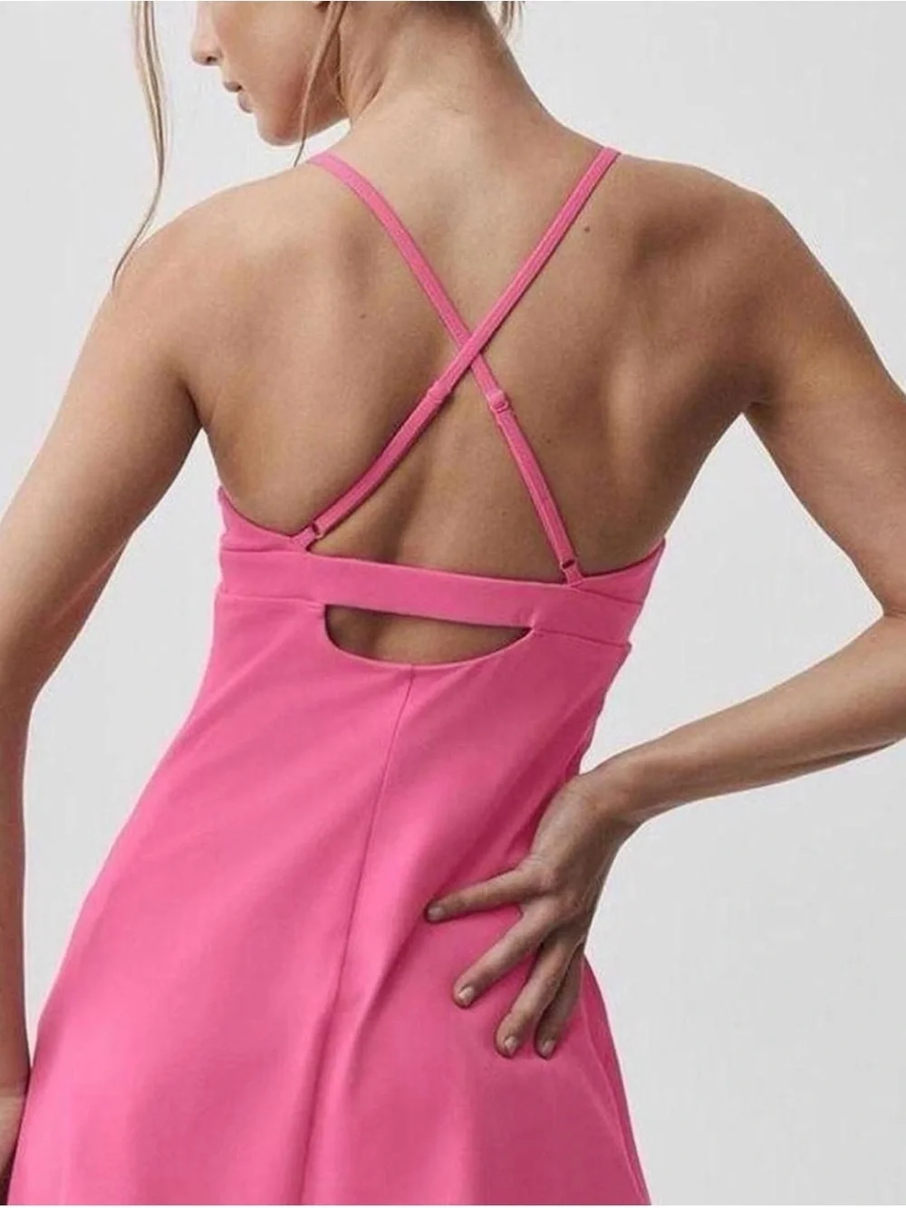 ALO Yoga airbrush splendor dress paradise pink size small new
